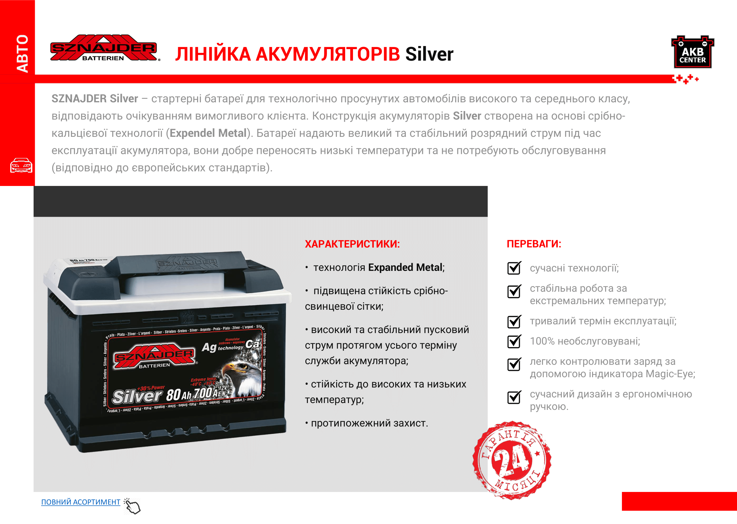 акумулятори SZNAJDER